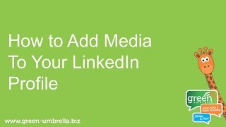 How To Add Media to Your LinkedIn Profile new 2017 [upl. by Ennaehr]