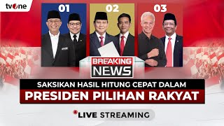 LIVE Hitung Cepat Pilpres 2024  Presiden Pilihan Rakyat  tvOne [upl. by Eniledgam]