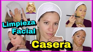 LIMPIEZA FACIAL PROFUNDA EN CASA PASO A PASO  NatyGloss [upl. by Ahsillek983]