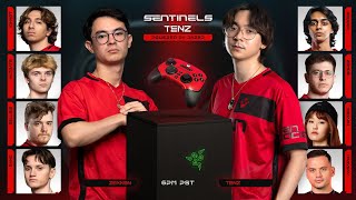 Sentinels vs TenZ Powered by Razer Skins Controller [upl. by Adnic]