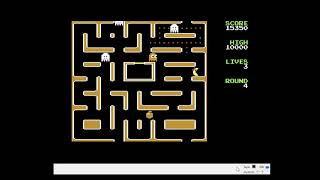 Commodore 64 Emulated Lady Pac Normal Lives  5 37170 points [upl. by Euqinmod]