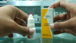 Afrin Nasal Drops । Afrin Drops এর কাজ কি। Afrin Drops ব্যবহারের নিয়ম। Afrin Drops Bangla [upl. by Eelrihs]