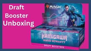 MTG Unboxing  Kamigawa Neon Dynasty  Draft Booster Box [upl. by Najed]