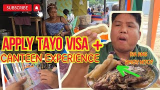 Apply VISA bago alis sa Cameroon  African Canteen Food Experience IBA ANG AMOY [upl. by Alexei]