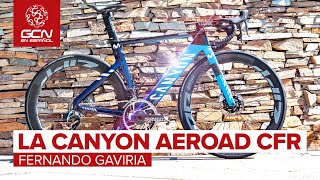 La Canyon Aeroad CFR de Fernando Gaviria  Movistar Team [upl. by Polivy]