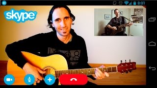 NUEVO Clases de Guitarra por Skype con Mario Freiria TCDG [upl. by Yrahca]