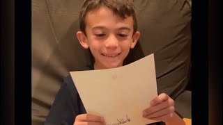 A Very Special Trump Letter For A Very Special Boy [upl. by Eisdnyl]