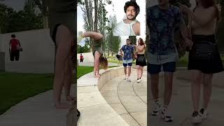 prank reaction flexibility bugworkout wow humor funny comedy [upl. by Assenov824]