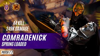 44 KILL 249K DAMAGE ComradeNick VII PALADINS COMPETITIVE GRANDMASTER SPRING LOADED [upl. by Nivloc]