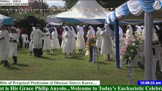 Rite of Perpetual Profession of Dimesse Sisters Karen [upl. by Tyne266]