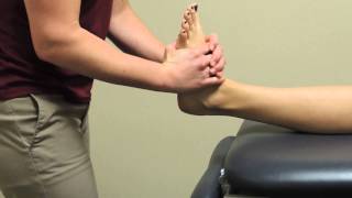 Rearfoot Distraction Thrust Manipulation [upl. by Lednyc]