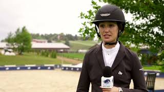 Charlotte Jacobs and Rincoola Milsean Double Down at Silver Oak Jumper Tournament [upl. by Dnomrej38]