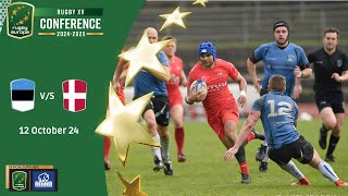 ESTONIA v DENMARK  RUGBY EUROPE CONFERENCE 202425 [upl. by Akirdna]