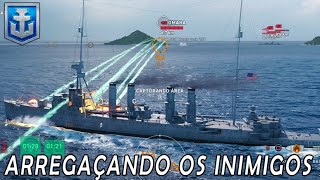 WORLD OF WARSHIP LEGENDS ARREGAÇANDO OS INIMIGOS COM O OMAHA [upl. by Eesdnyl]