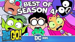 Season 4 BEST Moments Part 1  Teen Titans Go  dckids [upl. by Neetsirk489]