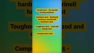 Mechanical testing of materials shortsvideoeducationmaterialsciencephysicsshortsfeedtech [upl. by Geneva]