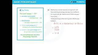 Easy Guide to Basics of Percentages in 5 Mins  GCSE amp IGCSE Math [upl. by Birk737]