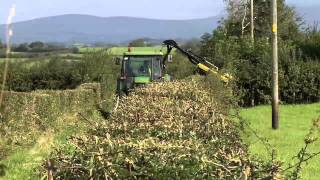 QuadX Blaney Agri CloseCut Hedge Cutter Arm [upl. by Olraced]