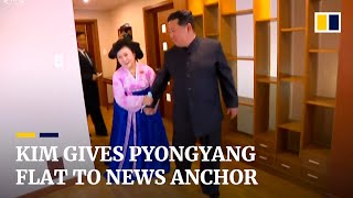 Kim Jongun gives Pyongyang flat to North Korean news anchor [upl. by Levesque]