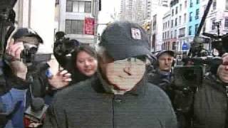 BERNIE MADOFF gets shoved by a News Photographer [upl. by Feinleib]