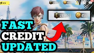 How to get CREDITS FAST in COD MOBILE  Fastest Way to get Credits Updated CODM [upl. by Enitsirt]