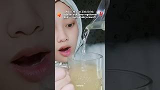 Me 🤝🏻 zinc drink  CLEAR SKIN skincare kbeauty tipsglowing clearskin [upl. by Emanuel]