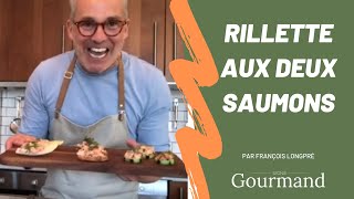 RECETTE DE RILLETTE AUX DEUX SAUMONS [upl. by Helena]