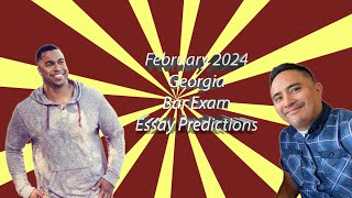 Bar Exam Drills Podcast  Ep 014  February 2024 Georgia Bar Exam Essay Predictions [upl. by Osy]