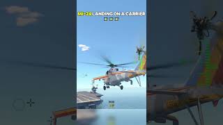 Carrier landing Mi24 Helicopter🚁🚁🚁 [upl. by Fancy891]