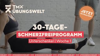 Übungen gegen Unterschenkelschmerzen l von Physiotherapeut und Osteopath Thomas Marx l TMX® Trigger [upl. by Yllak557]