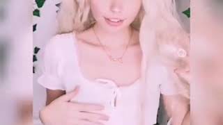 Belle Delphine pours water on chest [upl. by Aracat185]