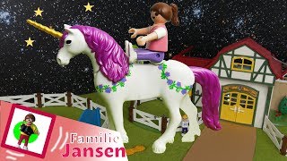 Playmobil Film quotEinhorn amp Lotti Karottiquot Familie Jansen  Kinderfilm  Kinderserie [upl. by Shanley221]