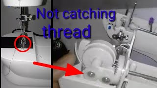 Mini Swing Machine Not Catching Bobbin Thread How To Fix The Timing [upl. by Kieran935]