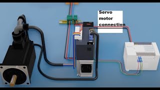 Servo Motor connection with PLC amp Driverlecتوصيل السيرفو موتور مع المتحكم و الدرايفر 48 PART 2 [upl. by Atin406]