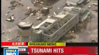 Tsunami japan 2011 eartquake 89 complete footage 7 minutes avi [upl. by Aynav385]