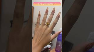 Diwali Lights Nails 🪔✨ nails nailart diwali diwalispecial naildesign nailtutorial shorts [upl. by Austreng]