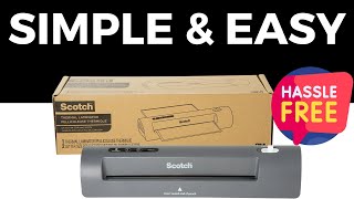 Keep It Simple  Scotch Thermal Laminator [upl. by Laina893]