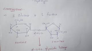 PART6  SUCROSE AND TREHALOSE  DISACCHRIDES  BIOCHEMISTRY  BY PHANINDRA GUPTA [upl. by Haile]