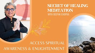 New Guided Meditation with Deepak Chopra  Access Spiritual Awareness and Enlightenment [upl. by Saidel]