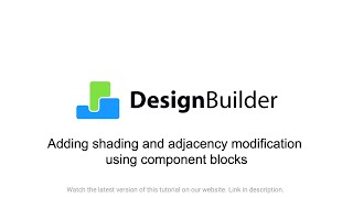 29 Adding shadding and adjacency modification using component blocks [upl. by Aniat306]