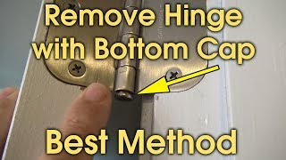 Remove Door Hinge Pin with Bottom Cap [upl. by Baptiste]