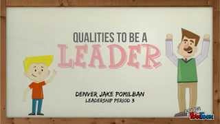 Qualities To Be A Leader [upl. by Cordi]