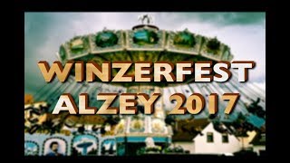 Winzerfest Alzey 2017  Fahrgeschäfte amp Impressionen [upl. by Alard972]