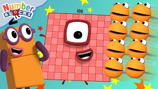 Apprendre à compter jusquà 100 en Anglais  Compter sur Numberblobs  Numberblocks en français [upl. by Annoed]