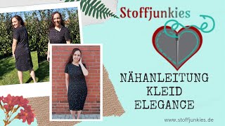 Nähanleitung für das Kleid quotElegancequot von Stoffjunkies [upl. by Jens]