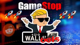 The Internet vs Wall Street GameStop short squeeze explained 🚀 [upl. by Coit]