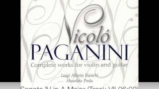 Paganini  Complete works for violin and guitar CD 19 [upl. by Georg622]