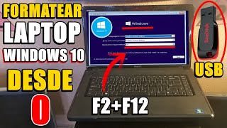 Como Formatear una Laptop o PC para Instalar el Windows 10 desde una Memoria USB SUPER EXPLICADO [upl. by Gazzo]