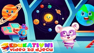 Učimo PLANETE Sunčevog sustava 🌎🪐☀️ EDUKATIVNI VIDEO za djecu 📖 [upl. by Odilo]