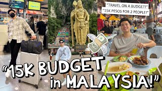 quot15K PESOS BUDGET IN MALAYSIAquot ✈️🇲🇾 GOOD FOR 2 PEOPLE 😱💸  Kimpoy Feliciano [upl. by Arodaeht338]